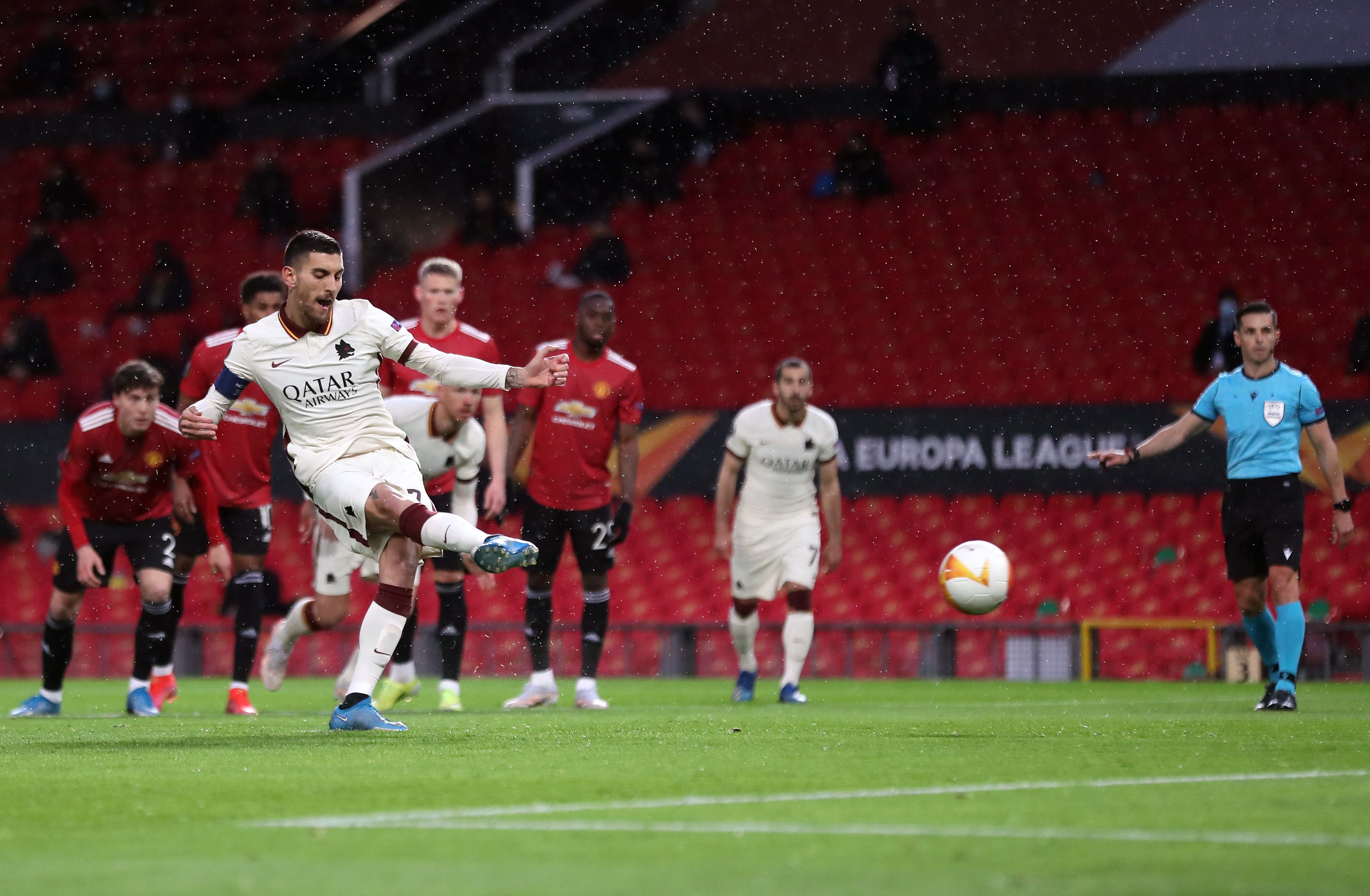 Lorenzo Pellegrini pareggia 1-1 con la Roma